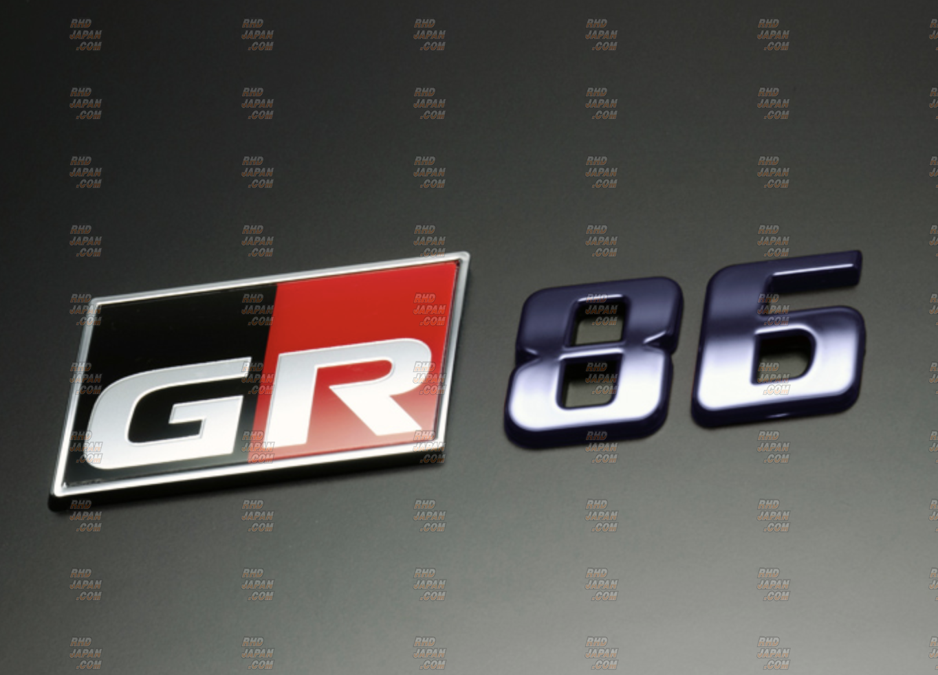 Grazio & Co Solid Color Emblem Rear 86 Logo Opal Chrome - GR86 ZN8